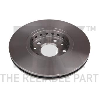 Jeu de 2 disques de frein avant NK