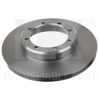 Jeu de 2 disques de frein arrière NK