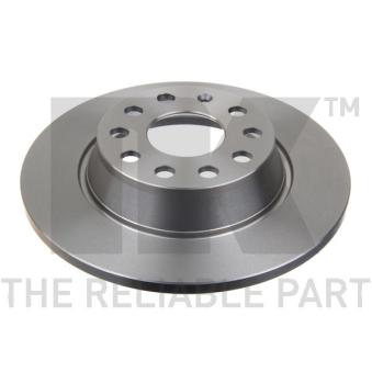 Jeu de 2 disques de frein arrière NK