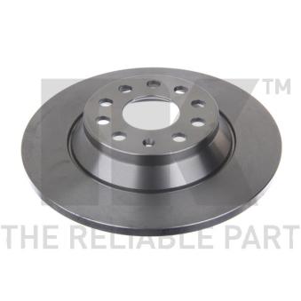 Jeu de 2 disques de frein arrière NK