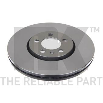 Jeu de 2 disques de frein avant NK