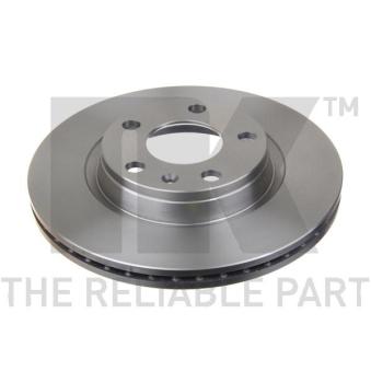 Jeu de 2 disques de frein avant NK