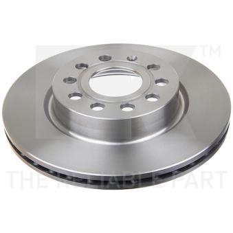 Jeu de 2 disques de frein avant NK