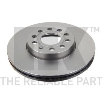 Jeu de 2 disques de frein avant NK