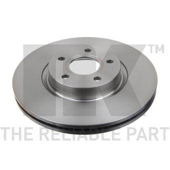 Jeu de 2 disques de frein avant NK