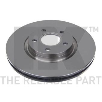 Jeu de 2 disques de frein avant NK