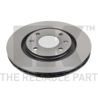 Jeu de 2 disques de frein avant NK