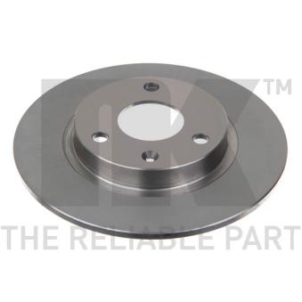 Jeu de 2 disques de frein avant NK