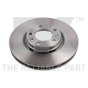 Jeu de 2 disques de frein avant NK