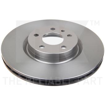 Jeu de 2 disques de frein avant NK