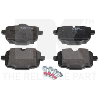 Jeu de 4 plaquettes de frein arrière NK