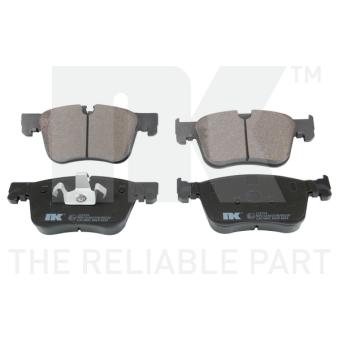 Jeu de 4 plaquettes de frein avant NK