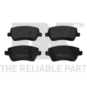 Jeu de 4 plaquettes de frein avant NK