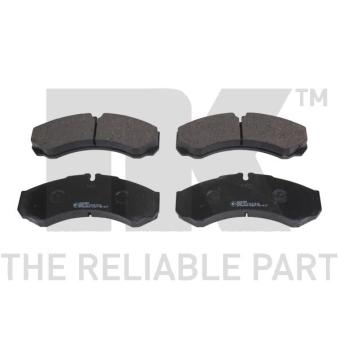 Jeu de 4 plaquettes de frein avant NK