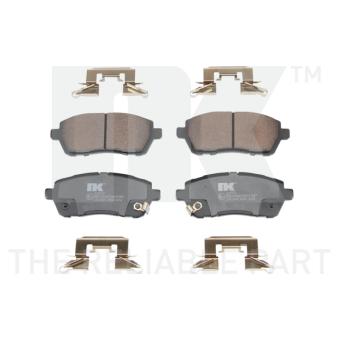 Jeu de 4 plaquettes de frein avant NK