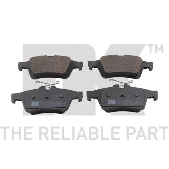 Jeu de 4 plaquettes de frein arrière NK