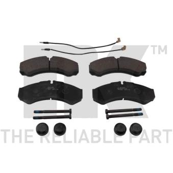 Jeu de 4 plaquettes de frein avant NK