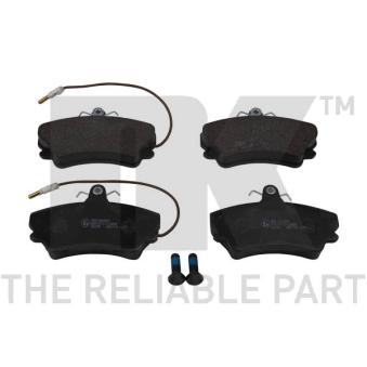 Jeu de 4 plaquettes de frein avant NK