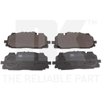 Jeu de 4 plaquettes de frein avant NK