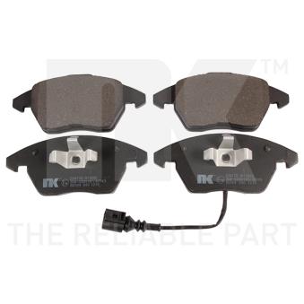 Jeu de 4 plaquettes de frein avant NK