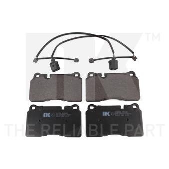 Jeu de 4 plaquettes de frein avant NK