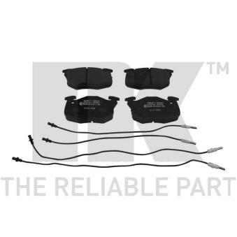 Jeu de 4 plaquettes de frein avant NK