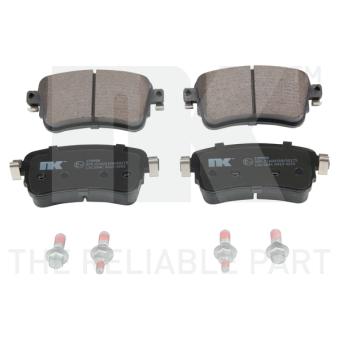 Jeu de 4 plaquettes de frein arrière NK
