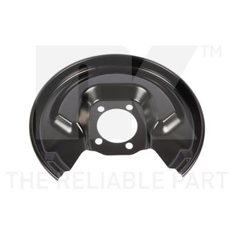 Déflecteur, disque de frein arrière gauche NK