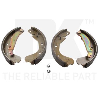 Jeu de mâchoires de frein NK