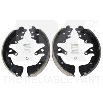 Jeu de mâchoires de frein NK