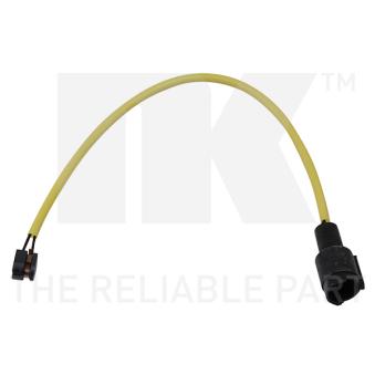 Contact d'avertissement, usure des plaquettes de frein NK