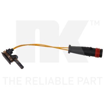 Contact d'avertissement, usure des plaquettes de frein NK