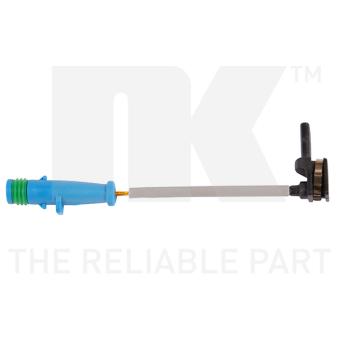 Contact d'avertissement, usure des plaquettes de frein NK