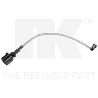 Contact d'avertissement, usure des plaquettes de frein NK 284713