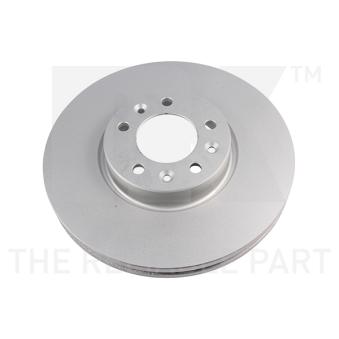 Jeu de 2 disques de frein avant NK