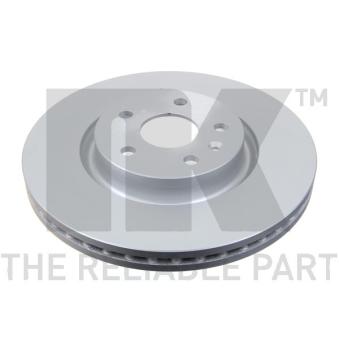 Jeu de 2 disques de frein avant NK