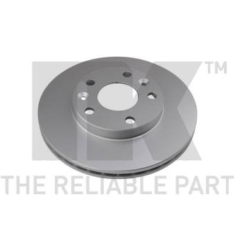 Jeu de 2 disques de frein avant NK