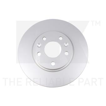 Jeu de 2 disques de frein avant NK