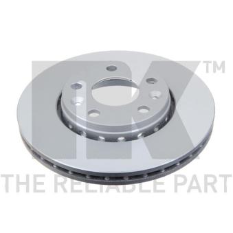 Jeu de 2 disques de frein avant NK