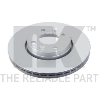 Jeu de 2 disques de frein avant NK