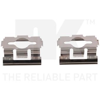 Kit d'accessoires, plaquette de frein à disque NK