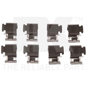 Kit d'accessoires, plaquette de frein à disque NK