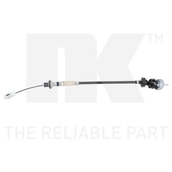 Tirette à câble, commande d'embrayage NK