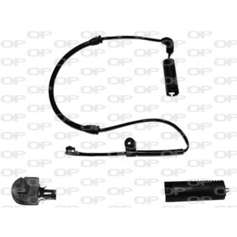 Contact d'avertissement, usure des plaquettes de frein OPEN PARTS