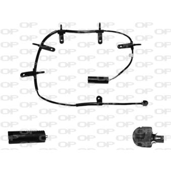 Contact d'avertissement, usure des plaquettes de frein OPEN PARTS