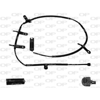 Contact d'avertissement, usure des plaquettes de frein OPEN PARTS