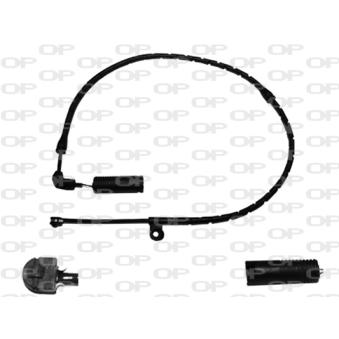 Contact d'avertissement, usure des plaquettes de frein OPEN PARTS