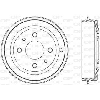 Tambour de frein OPEN PARTS