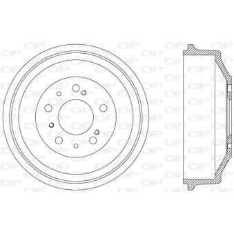 Tambour de frein OPEN PARTS