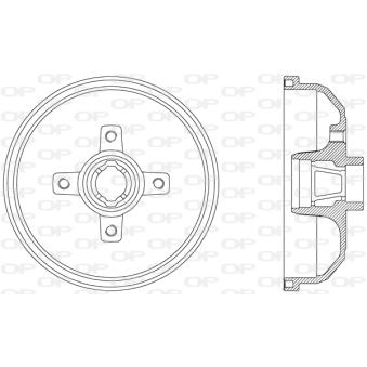 Tambour de frein OPEN PARTS
